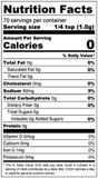Nutrition Facts of Adobo Seasoning
