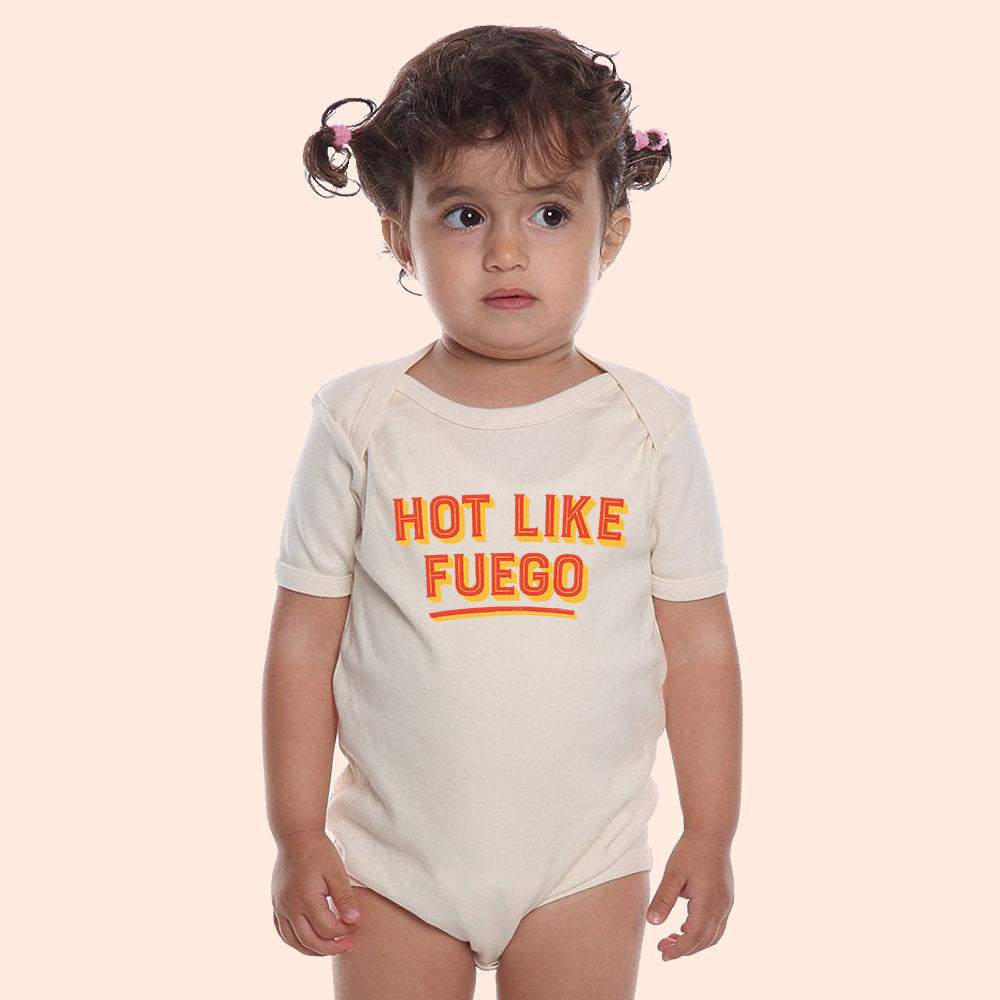 Hot Like Fuego Baby Onesie