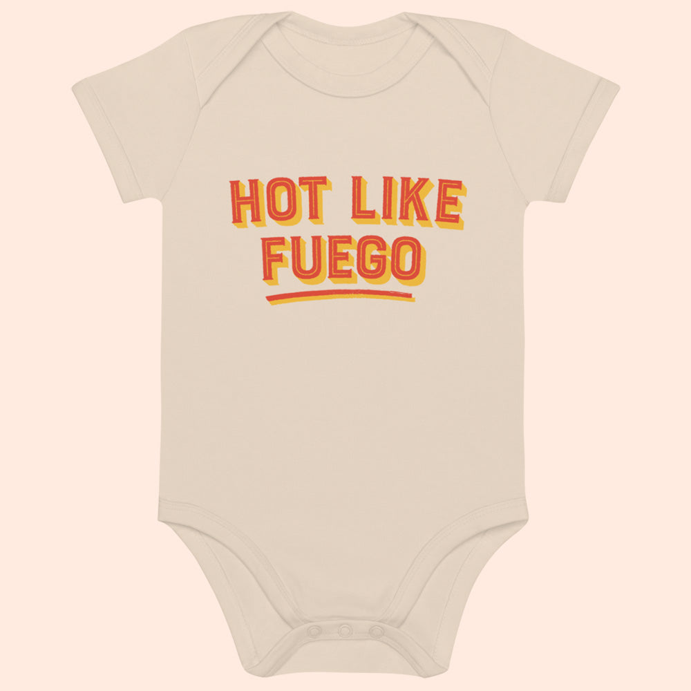 Hot Like Fuego Baby Onesie
